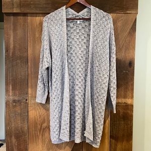 Francesca’s Honey & t open gauge cardigan small